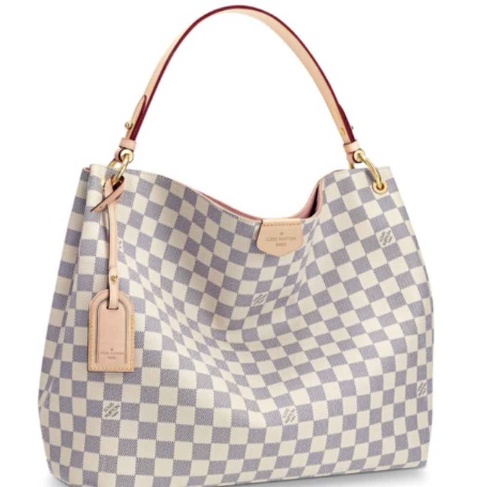 Louis Vuitton Authentic Graceful MM Damier Azur
